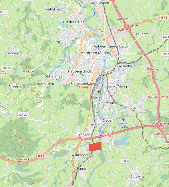 Karte: Paul-Zoll-Straße 22, Waltenhofen